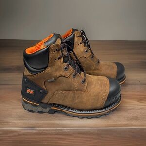 Timberland PRO Men's Tan and Black Work Boots